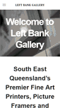 Mobile Screenshot of leftbankgallery.com.au